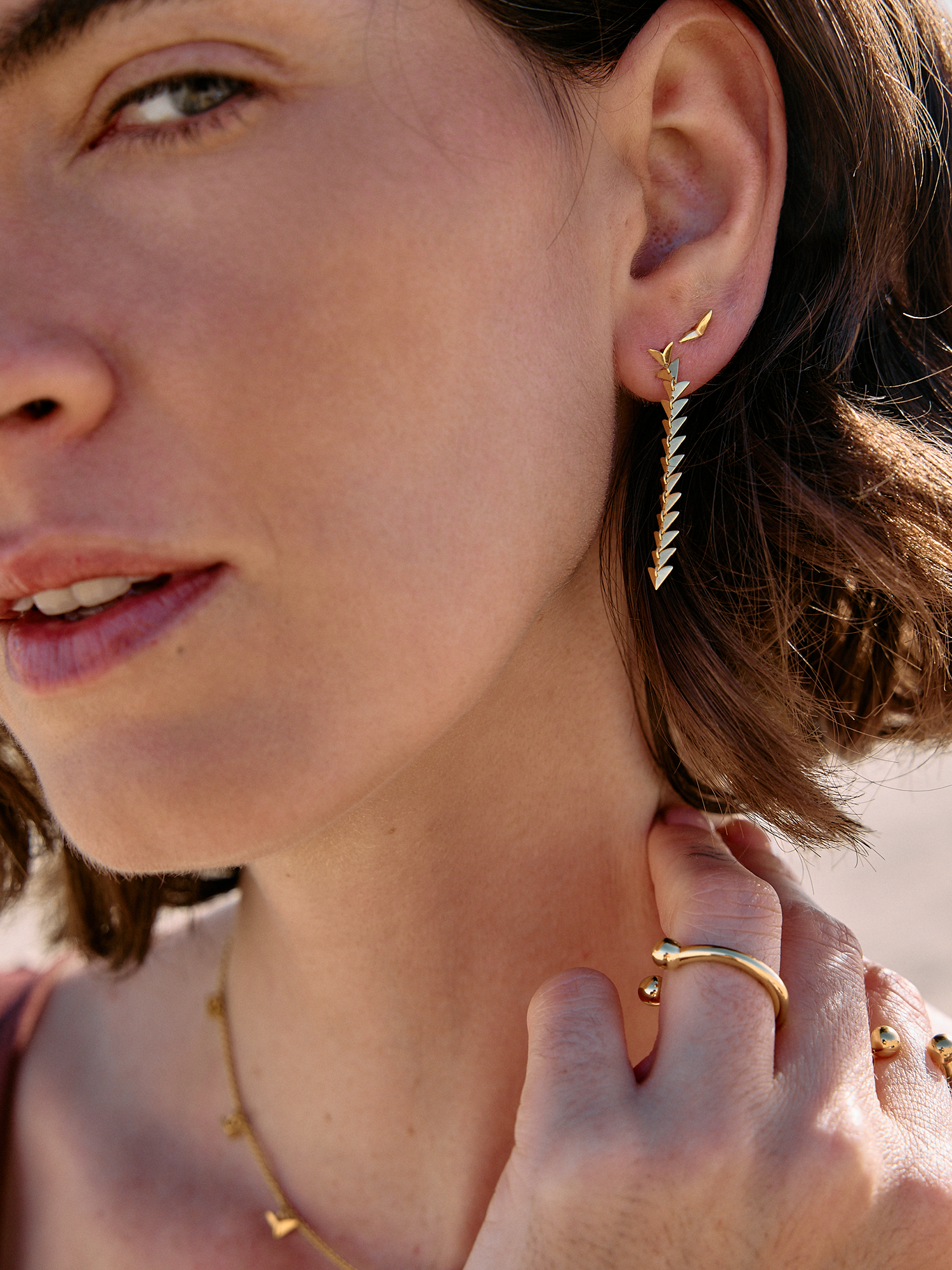 Dreamer Bird Drop Earrings - Image 3