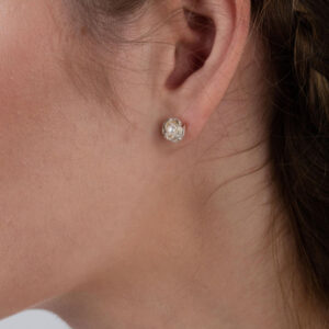 Peony Bud Stud Earrings