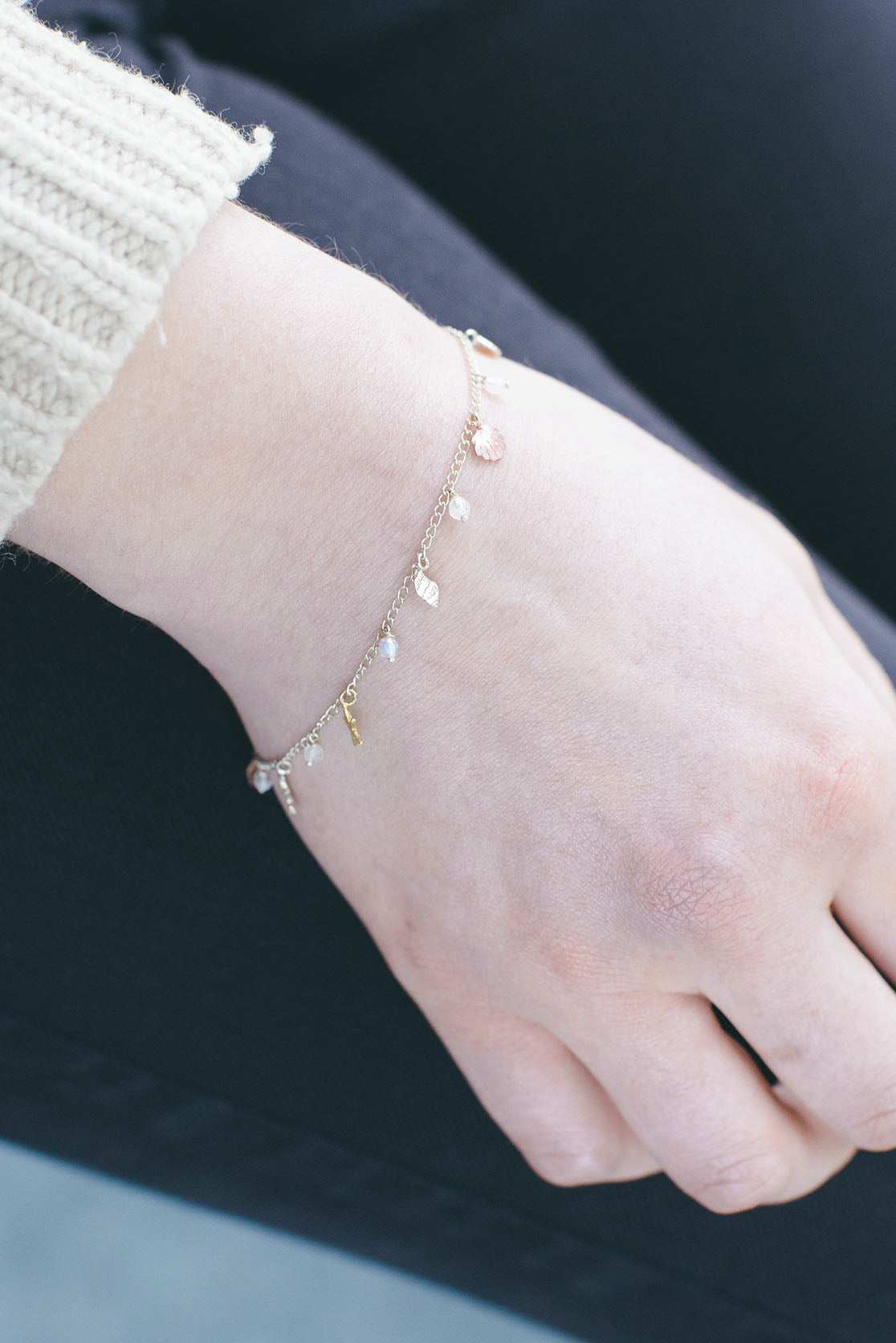 Seashell And Seahorse Charm Bracelet - Image 2