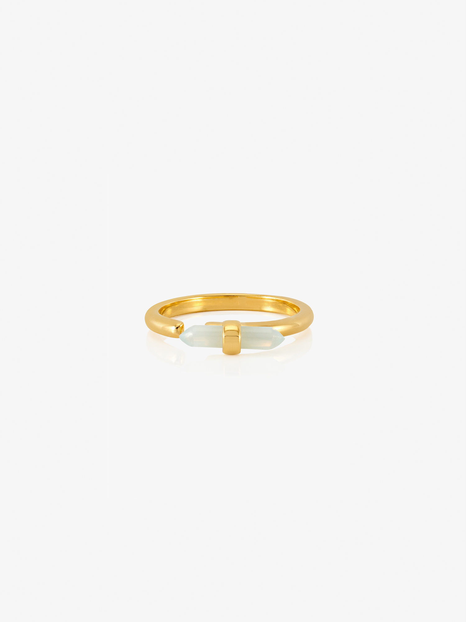 Tranquility Amazonite T-Bar Adjustable Ring - Image 2
