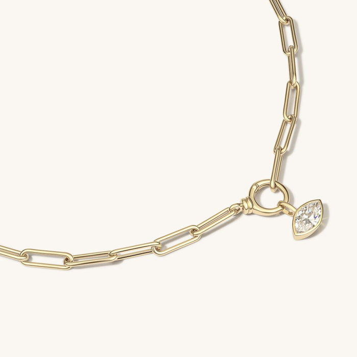 The Gold Axis Chain Necklace - Image 2