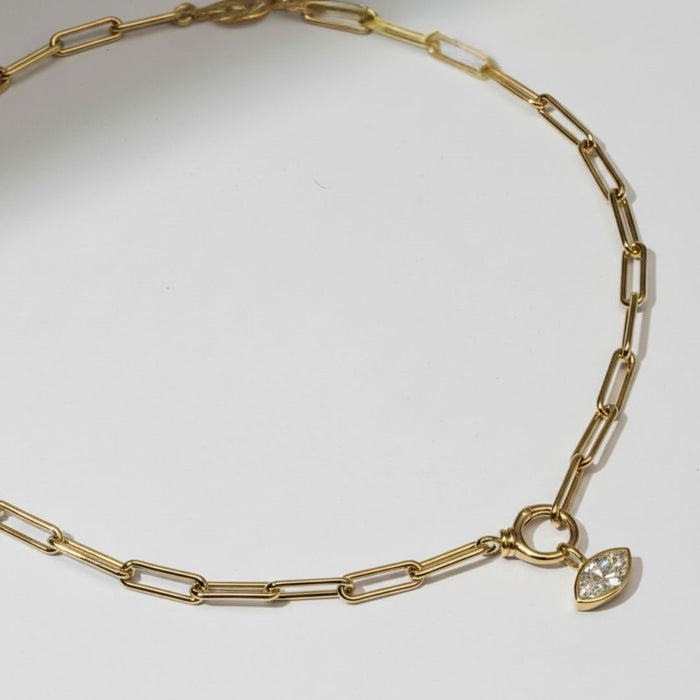 The Gold Axis Chain Necklace - Image 3
