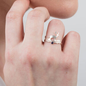 Stag and Fern Ring
