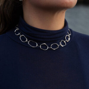 Glimmerings Silver and Gold Necklet