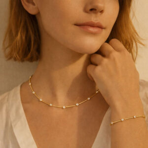 Scattered Diamond Bracelet