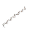 Flora Pearl Tennis Bracelet Sterling Silver - Image 2